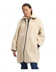 Płaszcz Lee TEDDY COAT 112388133 Warm Ecru