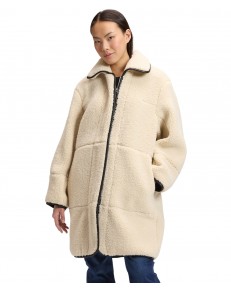 Płaszcz Lee TEDDY COAT 112388133 Warm Ecru