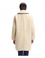 Płaszcz Lee TEDDY COAT 112388133 Warm Ecru