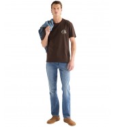 T-shirt Wrangler SMALL GRAPHIC TEE 112388208 Chocolate Torte