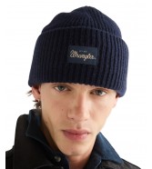 Czapka Wrangler RIBBED WOOL BEANIE 112388221 Navy