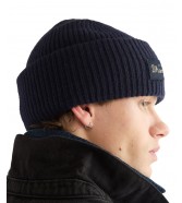 Czapka Wrangler RIBBED WOOL BEANIE 112388221 Navy