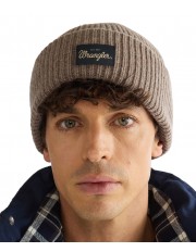 Czapka Wrangler RIBBED WOOL BEANIE 112388222 Oat