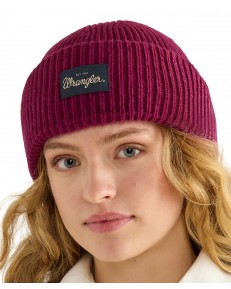 Czapka Wrangler RIBBED WOOL BEANIE 112388224 Potent Purple
