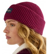 Czapka Wrangler RIBBED WOOL BEANIE 112388224 Potent Purple