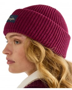 Czapka Wrangler RIBBED WOOL BEANIE 112388224 Potent Purple