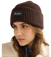 Czapka Wrangler RIBBED WOOL BEANIE 112388227 Chocolate Torte