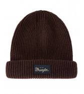 Czapka Wrangler RIBBED WOOL BEANIE 112388227 Chocolate Torte
