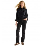 Jeansy Wrangler Straight 112388298 Retro Black