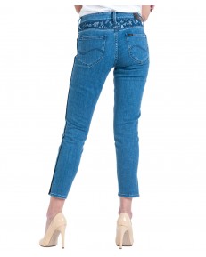 Jeansy Lee Elly Cropped L32L Piped Stonewash