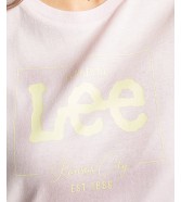 T-shirt Lee BOX LOGO TEE L42LEHSU Pale Lilac