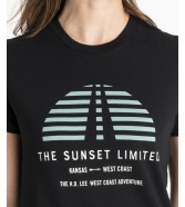 T-shirt Lee SUNSET TEE L42XEP01 Black