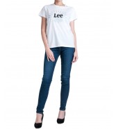 T-shirt Lee SEASONAL LOGO TEE L42YRELJ Bright White