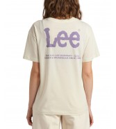 T-shirt Lee RELAXED CREW TEE L43PBYTW Workwear White