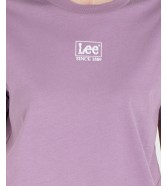 T-shirt Lee SMALL LOGO TEE L49EEHA39 Plum