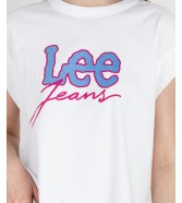 T-shirt Lee CROPPED TEE L49KUWLJ Bright White