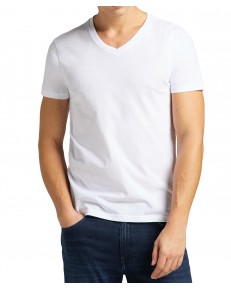 T-shirt Lee TWIN PACK V NECK TEE 112145317 L62ECMKW Black/White