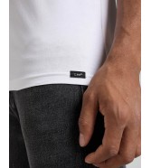 T-shirt Lee TWIN PACK V NECK TEE 112145317 L62ECMKW Black/White