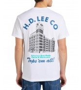 T-shirt Lee JEANS TEE L65GFELJ Bright White