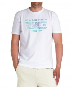 T-shirt Lee SS PASTEL GRAPHIC TEE L68MFELJ Bright White