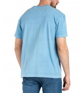 T-shirt Lee RELAXED POCKET TEE LL02FPUY Ice Blue
