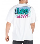 T-shirt Lee 80S LOOSE GRAPHIC TEE LL10FELJ Bright White