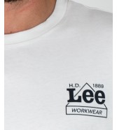 T-shirt Lee WORKWEAR TEE 112342987 LL88JANQ Ecru