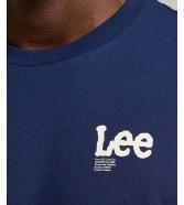 T-shirt Lee SUBTLE LOGO TEE 112339046 LV23FQA43 Medieval Blue