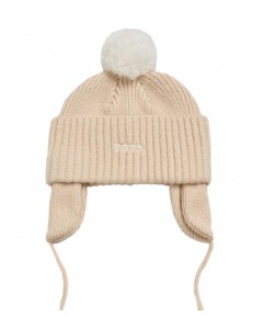 Czapka Vans VANS 66 EARFLAP POM BEANIE VN000HSZFS8 Marshmallow