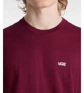 T-shirt Vans LEFT CHEST LOGO VN0A3CZEBRG Burgundy