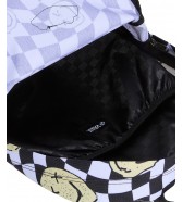 Zestaw Vans - Plecak dziecięcy OLD SKOOL GROM CHECK VN000H56YB2 Black/White + Piórnik OLD SKOOL PENCIL POUCH VN000H58BA5 Black/Charcoal