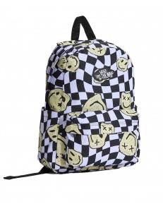 Zestaw Vans - Plecak dziecięcy OLD SKOOL GROM CHECK VN000H56YB2 + Piórnik OLD SKOOL PENCIL POUCH VN000H58YB2 Black/White Checkboard