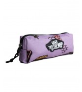 Zestaw Vans - Plecak dziecięcy OLD SKOOL GROM VN000H56D45 + Piórnik OLD SKOOL PENCIL POUCH VN000H58D45 Lavender Mist