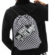 Zestaw Vans - Worek BENCHED BAG VN000HECY28 Black/White + Piórnik OLD SKOOL PENCIL POUCH VN000H58Y28 Black/White