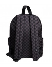Zestaw Vans - Plecak dziecięcy OLD SKOOL GROM CHECK VN000J3KBA5 Black/Charcoal + Worek BENCHED BAG VN000HECBLK Black