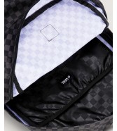 Zestaw Vans - Plecak OLD SKOOL CHECK VN000H4XBA5 Black/Charcoal + Piórnik OLD SKOOL PENCIL POUCH VN000H58Y28 Black/White