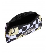 Zestaw Vans - Plecak OLD SKOOL CHECK VN000H4XBA5 Black/Charcoal + Piórnik OLD SKOOL PENCIL POUCH VN000H58YB2 Black/White