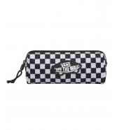 Zestaw Vans - Plecak OLD SKOOL CHECK VN000H4XY28 Black/White + Piórnik OLD SKOOL PENCIL POUCH VN000H58Y28 Black/White
