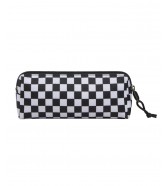 Zestaw Vans - Plecak OLD SKOOL CHECK VN000H4XY28 Black/White + Piórnik OLD SKOOL PENCIL POUCH VN000H58Y28 Black/White