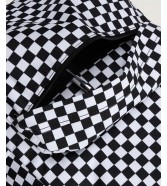 Zestaw Vans - Plecak OLD SKOOL CHECK VN000H4XY28 + Piórnik OLD SKOOL PENCIL POUCH VN000H58YB2 Black/White Checkboard