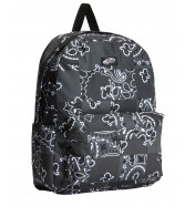 Zestaw Vans - Plecak OLD SKOOL VN000H4WPWT Pewter + Piórnik OLD SKOOL PENCIL POUCH VN000H58Y28 Black/White