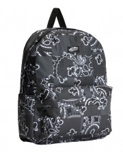 Zestaw Vans - Plecak OLD SKOOL VN000H4WPWT Pewter + Piórnik OLD SKOOL PENCIL POUCH VN000H58Y28 Black/White