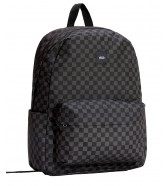 Zestaw Vans - Plecak OLD SKOOL CHECK VN000H4XBA5 Black/Charcoal + Piórnik OLD SKOOL PENCIL POUCH VN000H58HTL Black/Matte Purple