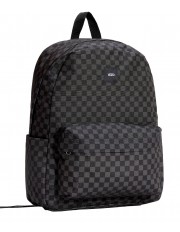 Zestaw Vans - Plecak OLD SKOOL CHECK VN000H4XBA5 Black/Charcoal + Piórnik OLD SKOOL PENCIL POUCH VN000H58HTL Black/Matte Purple