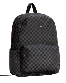 Zestaw Vans - Plecak OLD SKOOL CHECK VN000H4XBA5 Black/Charcoal + Piórnik OLD SKOOL PENCIL POUCH VN000H58HTL Black/Matte Purple