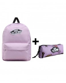 Zestaw Vans - OLD SKOOL CLASSIC VN000H4YD45 + Piórnik OLD SKOOL PENCIL POUCH VN000H58D45 Lavender Mist