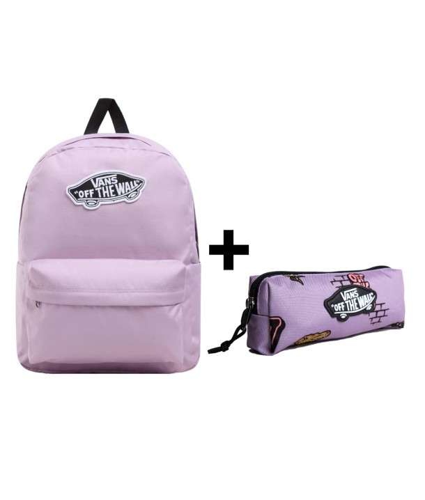 Zestaw Vans - OLD SKOOL CLASSIC VN000H4YD45 + Piórnik OLD SKOOL PENCIL POUCH VN000H58D45 Lavender Mist