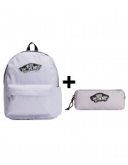 Zestaw Vans - Plecak OLD SKOOL CLASSIC VN000H4YEMY + Piórnik OLD SKOOL PENCIL POUCH VN000H58EMY Lilac Mist