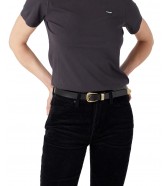 Pasek Wrangler TRIPLE LOOP BELT 112344038 W0NEUS100 Black
