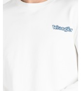 Bluza Wrangler GRAPHIC CREW 112334247 W652I4W02 Worn White
